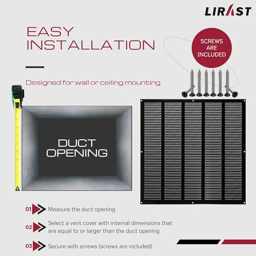 18x18 Vent Cover with Built-in Screen - Image 5