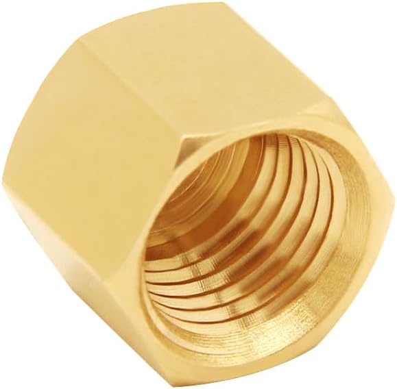 Uenede Brass 1/4 Inch Female NPT Pipe End Caps - Image 3