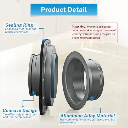 Hon&Guan Magnetic Dryer Vent Coupling Connector Kit DV180 - Image 3