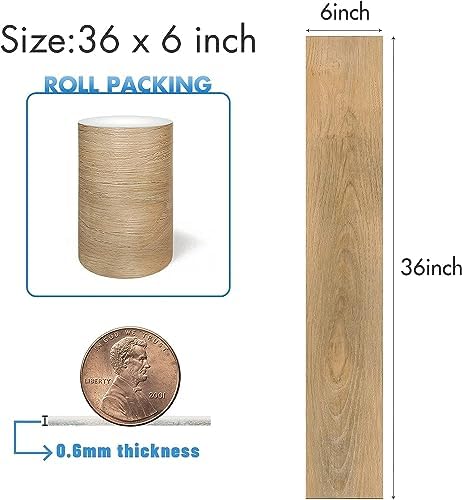 Lareko Peel and Stick Floor Tile, Waterproof Vinyl Plank Flooring - Image 2