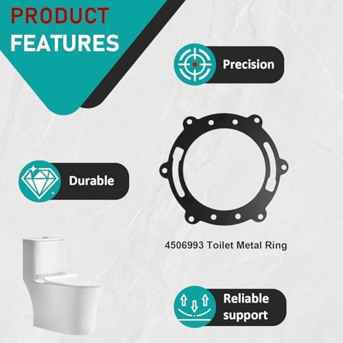 4506993 Bathroom Toilet Flange Repair Metal Quick Ring - Image 4