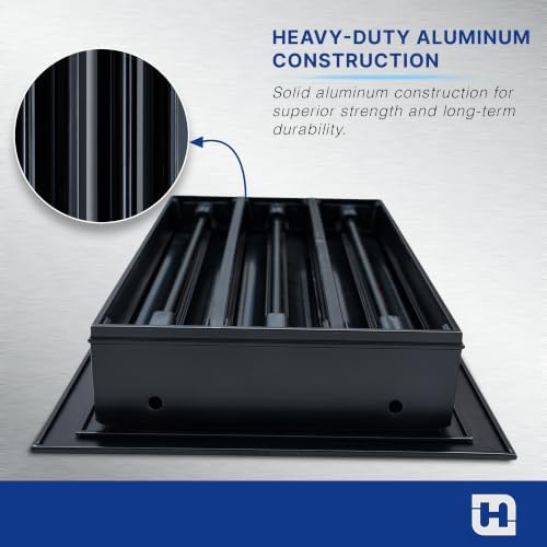 Fits 14x6 Duct Opening, Modern AC Vent Cover, Linear Slot Diffuser - Image 3