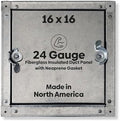 Best 16" x 16" Self-Stick Duct Access Door – 1" Fiberglass Insulated Steel HVAC by BestAccessDoors