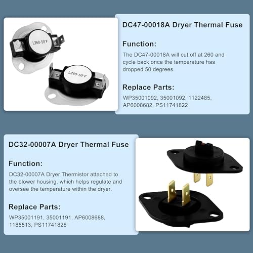 TOMOON DC47-00032A Dryer Heating Element Kit fit - Image 4