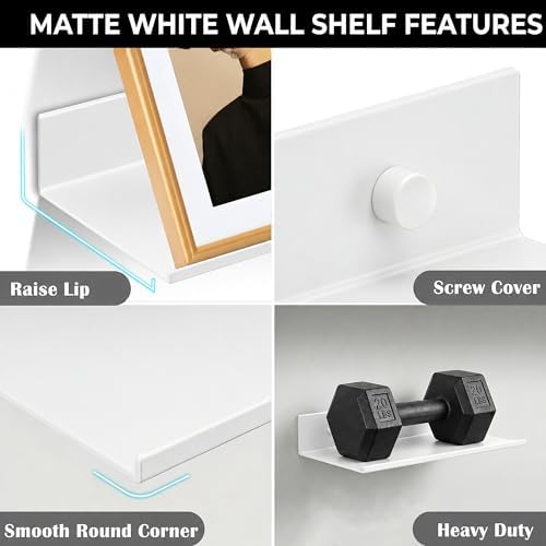 Z metnal Small Floating Shelves, Mini Display Shelf - Image 4