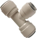 Acetal Copolymer 1/2" x 3/8" Tube OD Tube Fitting, Push to connect by YZMSZ