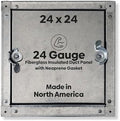 Best 24" x 24" Self-Stick Duct Access Door – 1" Fiberglass Insulated Steel HVAC by BestAccessDoors