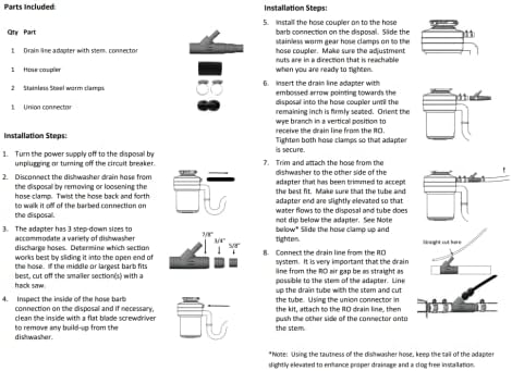 Universal Garbage Disposal Drain Line Adapter - Image 6