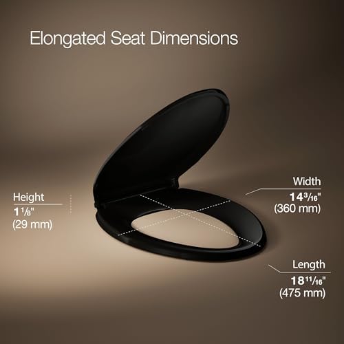 KOHLER CACHET® Nightlight Soft Close Toilet Seat Elongated, ReadyLatch® - Image 3