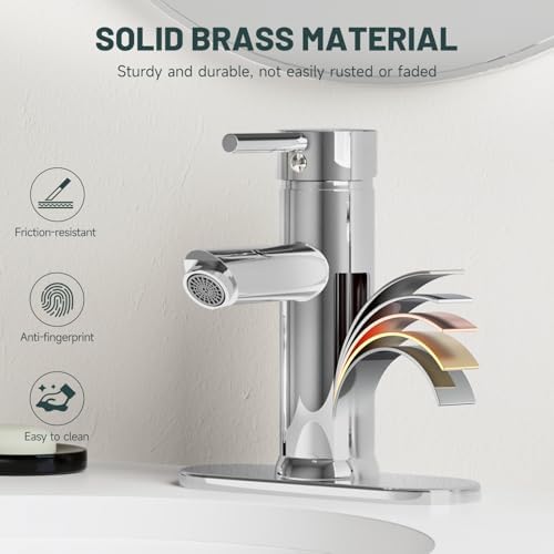 2 Pack Bathroom Faucet for 1 or 3 Holes - Image 4