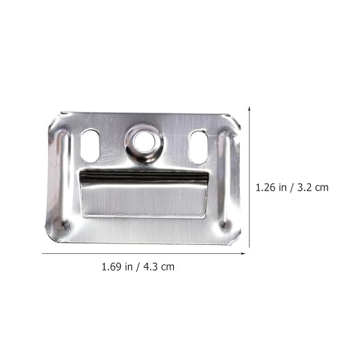 Angoily 100Pcs Wall Buckle, Interlocking Panel Clips PVC Wood Wallboard | 1.69" - Image 3