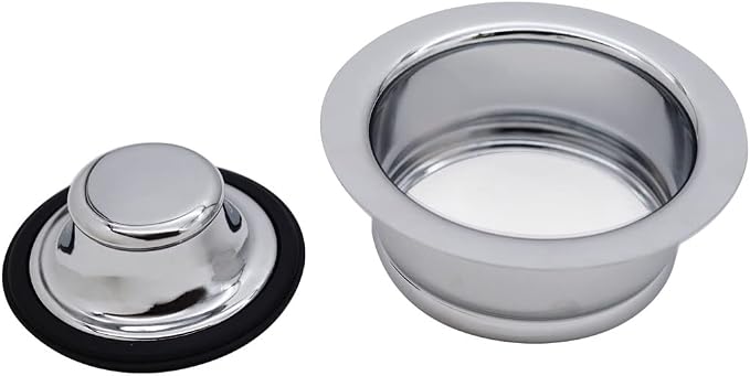 Westbrass A2089-26 4-1/4" Kitchen Sink Waste Disposal Drain Flange and Stopper - Image 2