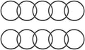 uxcell Nitrile Rubber O-Rings 110mm OD 98.6mm ID 5.7mm Width, Metric Nitrile by uxcell