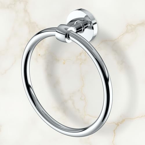Gatco 5212 Gibson Towel Ring, Wall-Mounted Bathroom Hand Towel Holder, Durable - Image 2