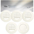 Ketofa 6.5 Inch RV Ceiling Vent Cover, 4-5/8 Inch Duct, 5 Pack by Ketofa