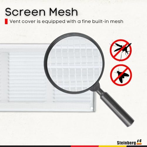 Steinberg14 White Vent Cover 14x4 - Image 3