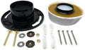 Toilet Flange with Wax Ring for Toilets Replacement Kit Includes Bolts PVC by ProBuildersHardware