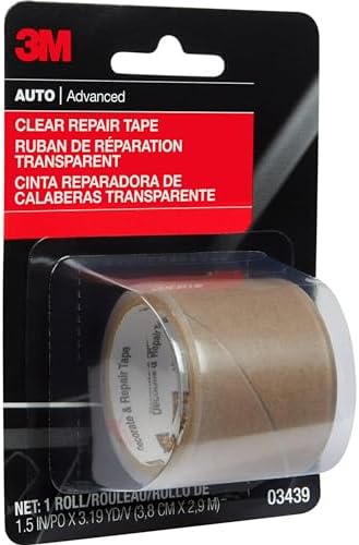 3M Clear Repair Tape, 1-1/2 in x 115 in by 3MIndustrial