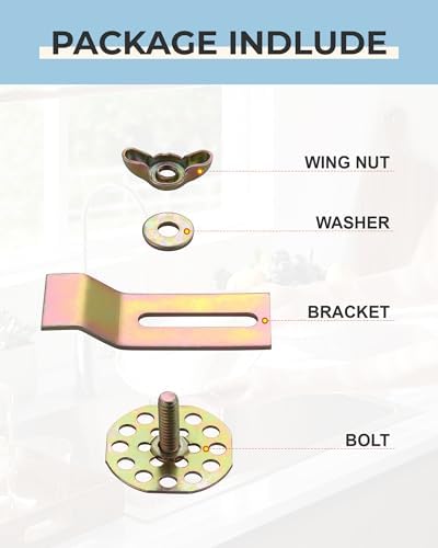 Undermount Sink Clips 10 Pack, Premium Sink Brackets Mounting Kit - Image 6
