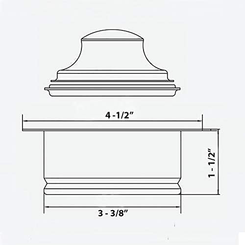 Ruvati Copper Tone Garbage Disposal Flange - Image 5