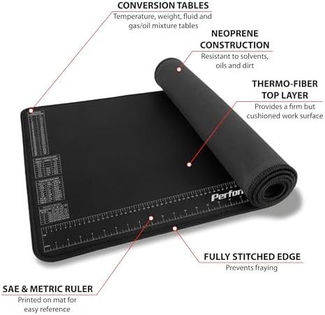 Performance Tool W88977 16 x 35.75 in. Neoprene Workbench Mat - Image 2