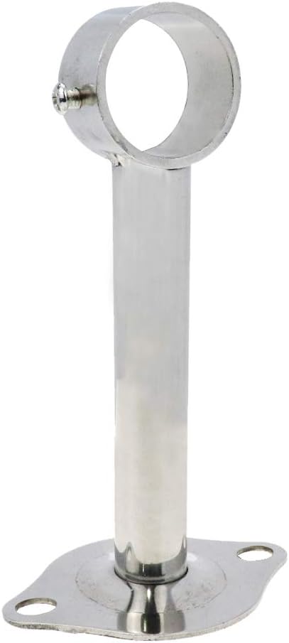 Ceiling-Mount Bracket Wardrobe Pipe Bracket Rod Lever Support Holder Fit 32 to - Image 6