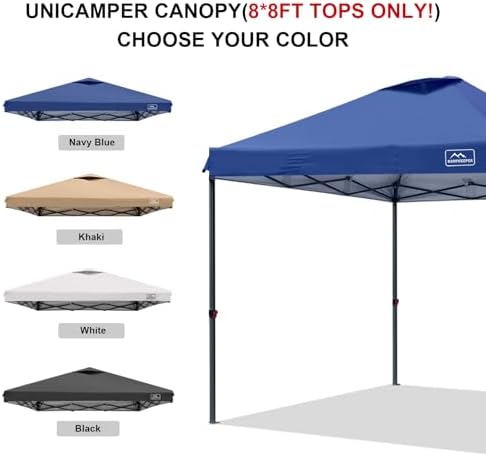 8x8 Replacement Top Pop Up Canopy Tent Cover Roof - Image 3