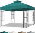 10x10 Canopy Replacement Top Cover Canopy Top Replacement Double Layer Vented by Qdreclod