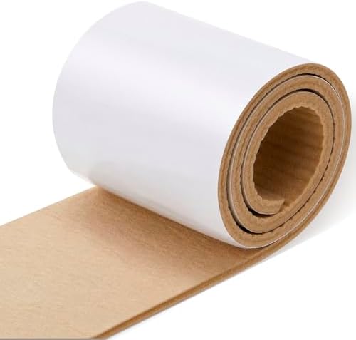 Jecery Adhesive Felt Roll, 1/4" X 6" X 1.25 Yard, Light Brown by Jecery