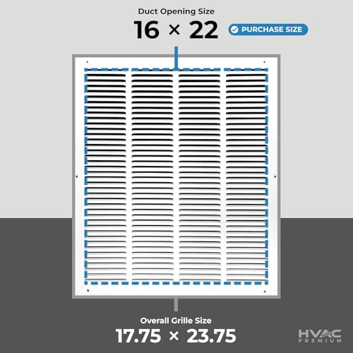 16x22 Return Air Vent Cover Grille - Image 2