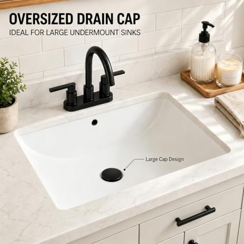 All Metal Bathroom Sink Drain - Image 2