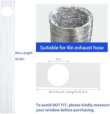 Dryer Vent Window Kit for Sliding & Hung Windows - Image 2