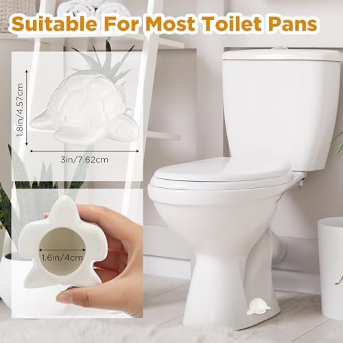 FillTouch Toilet Bolt Covers, Decorative Ceramic Caps - Image 3