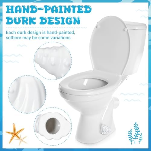Wonderjune 2 Pack Toilet Bolt Covers Ceramic Bathroom - Image 3