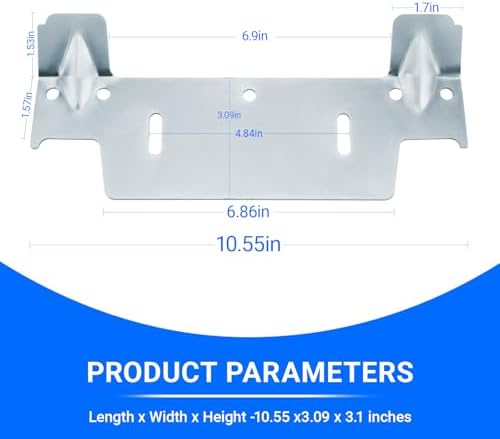 382430-1120A Steel Hanging Bracket, Heavy Duty Metal Wall Mount Sink Bracket - Image 2
