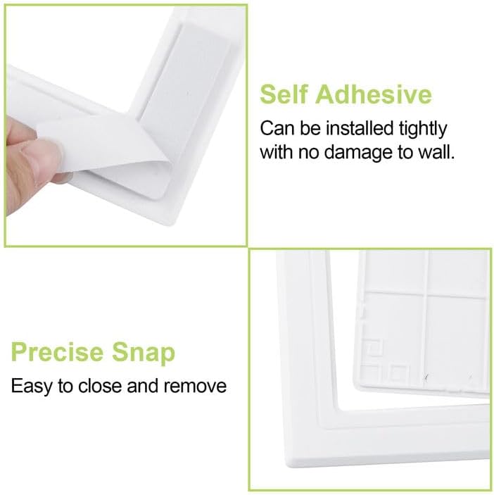 Self Adhesive Access Door Panels, 4 x 6 inch Surface-Mounted Wall Hole Cover - Image 4