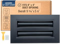 Fits 8x4 Duct Opening, Modern AC Vent Cover, Linear Slot Diffuser by Handua