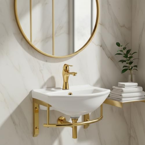 Renovators Supply Small ADA Wall Mount Bathroom Sink, 17 3/4 in. - Image 2