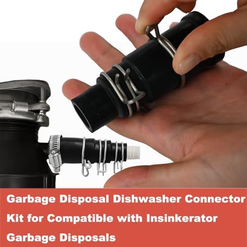 Garbage Disposal Dishwasher Connector Kit, Dishwasher Drain Hose Adapter Kit - Image 5