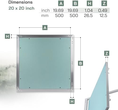 Vent Systems 20" x 20" Inch Access Panel - Image 2
