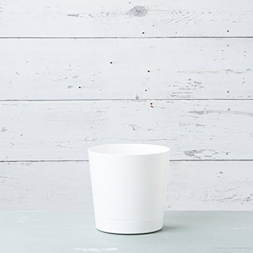 Novelty Majestic Full Depth Cylinder Pot, Glossy White - Image 4