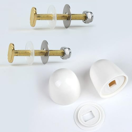 Toilet Floor Bolts and caps Closet, Toilet Bowl to Floor Bolts Kits by XINSENYUE