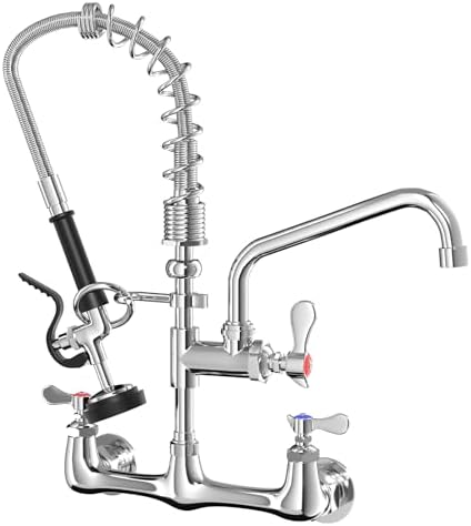 Commercial Wall Mount Kitchen Faucet by Unknown