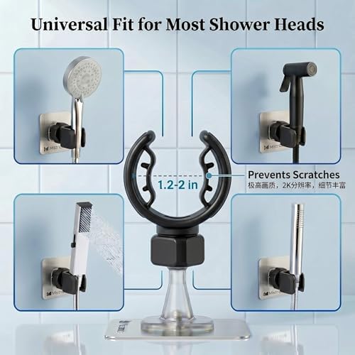 Mistriddle Shower Head Holder, Adjustable 360° Swivel, Anti-Scratch TPU - Image 6