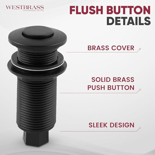 Westbrass ASB-B3-62 Sink Top Waste Disposal Replacement Air Switch Trim Only - Image 4