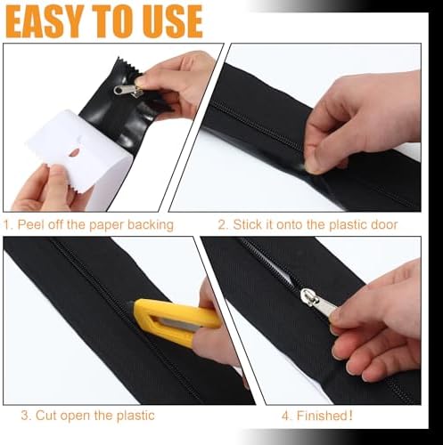 Tigeen 2 Roll Heavy Duty Zipper Door - Image 7