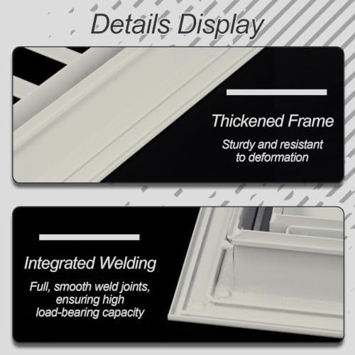 Dark Khaki Air Return Grille, Aluminum Access Panel - Image 4