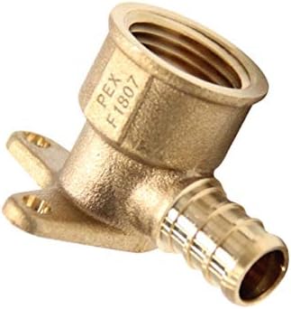 EFIELD Pex 1/2 Inch x 1/2 Inch Female NPT Drop-Ear Elbow | PEX Brass Crimp - Image 8