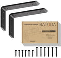 BATODA 10” Countertop Support Steel Brackets, Heavy Duty L Bracket by BATODA