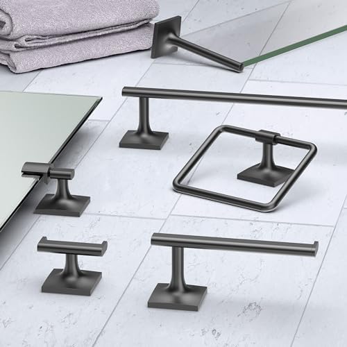 Gatco 5582MX Waterline Towel Ring | Modern Hand Towel Holder - Image 5